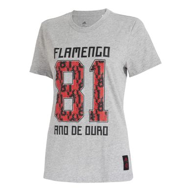 Camisa Flamengo Feminina 81 Ano de Ouro Adidas 2021