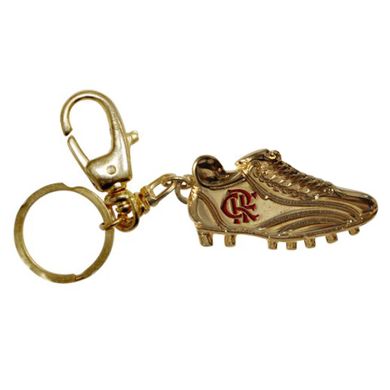 Chaveiro Flamengo Chuteira Ouro