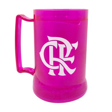 Caneca Flamengo Gel Rosa Elas Dominam