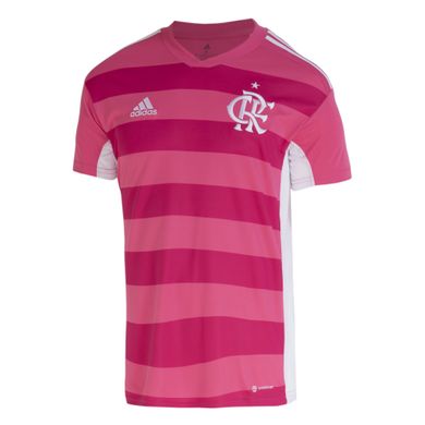 Camisa Flamengo Outubro Rosa Adidas 2022