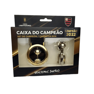 Kit Flamengo Medalha + Chaveiro Tricampeão Libertadores