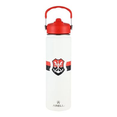 Garrafa Térmica Vácuo Straw Flask Arell 650ml Flamengo Remo