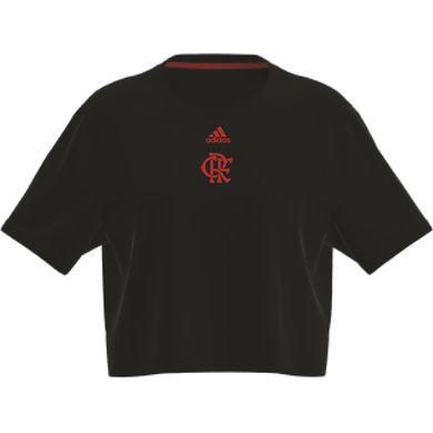 Cropped Flamengo Preto Adidas 2023