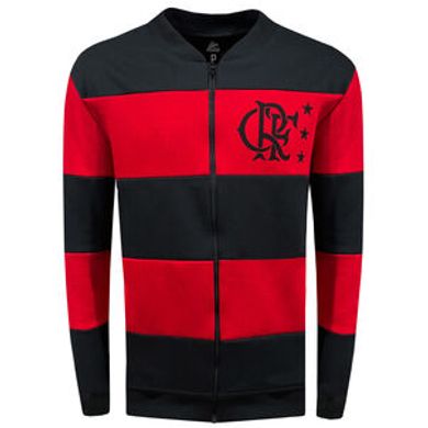 Casaco Flamengo Moletom Aberto 1981  Liga Retrô
