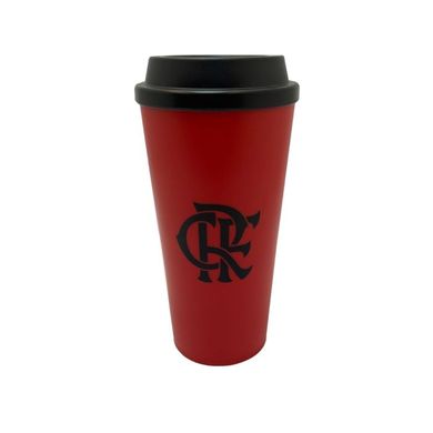Copo Flamengo Café com Tampa CRF 550ml