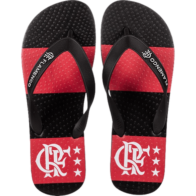 Chinelo Flamengo Manto 81 Preto Preto
