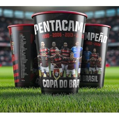 Copo Flamengo Comemorativo Pentacampeão da Copa do Brasil