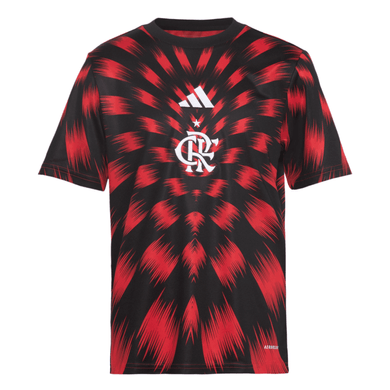 Camisa Flamengo Infantil Pré Jogo Adidas 2025