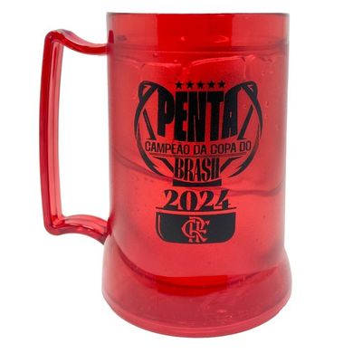 Caneca Gel Flamengo Penta Copa do Brasil 400ml