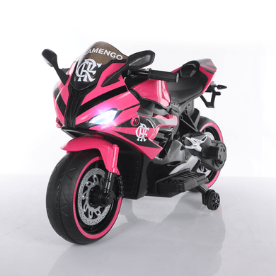 Moto Elétrica Rosa Infantil Do Flamengo - Ediçao Limitada Oficial