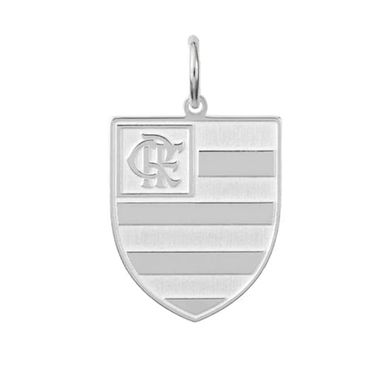 Pingente Escudo Flamengo Prata 925 – Olam – Exclusivo