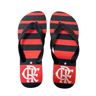 Chinelo Flamengo Manto 1 2024 Preto Preto