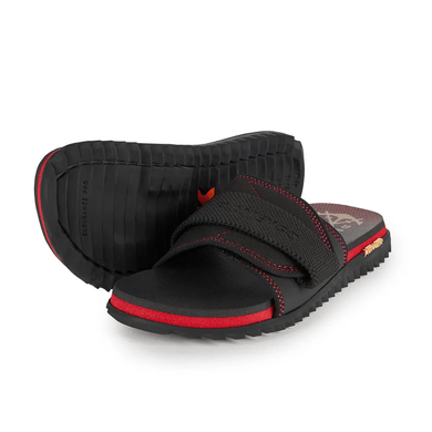 Chinelo Flamengo Kivah Slide Rubro Negro Kenner