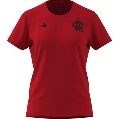 Camisa Flamengo Feminina Poliamida Vermelha Adidas 2025