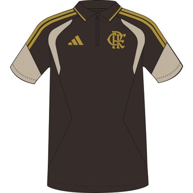 Camisa Polo Flamengo Treino Atleta Adidas 2026
