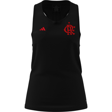 Regata Flamengo Feminina Poliamida Preta Adidas 2025