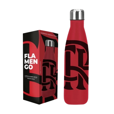 Garrafa Flamengo Térmica Inox 500ml