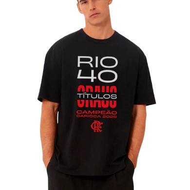 Camisa Flamengo 40x Campeão Carioca
